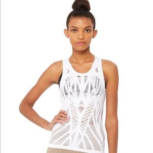 Alo Yoga Vixen fitted muscle tank size small